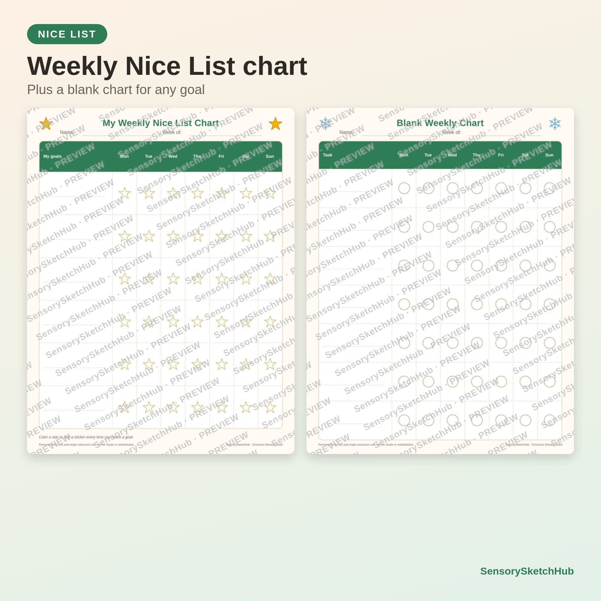 Christmas Reward Chart for Kids, Advent Kindness Countdown, Nice List Behavior Tracker, Holiday Coupons, view 5