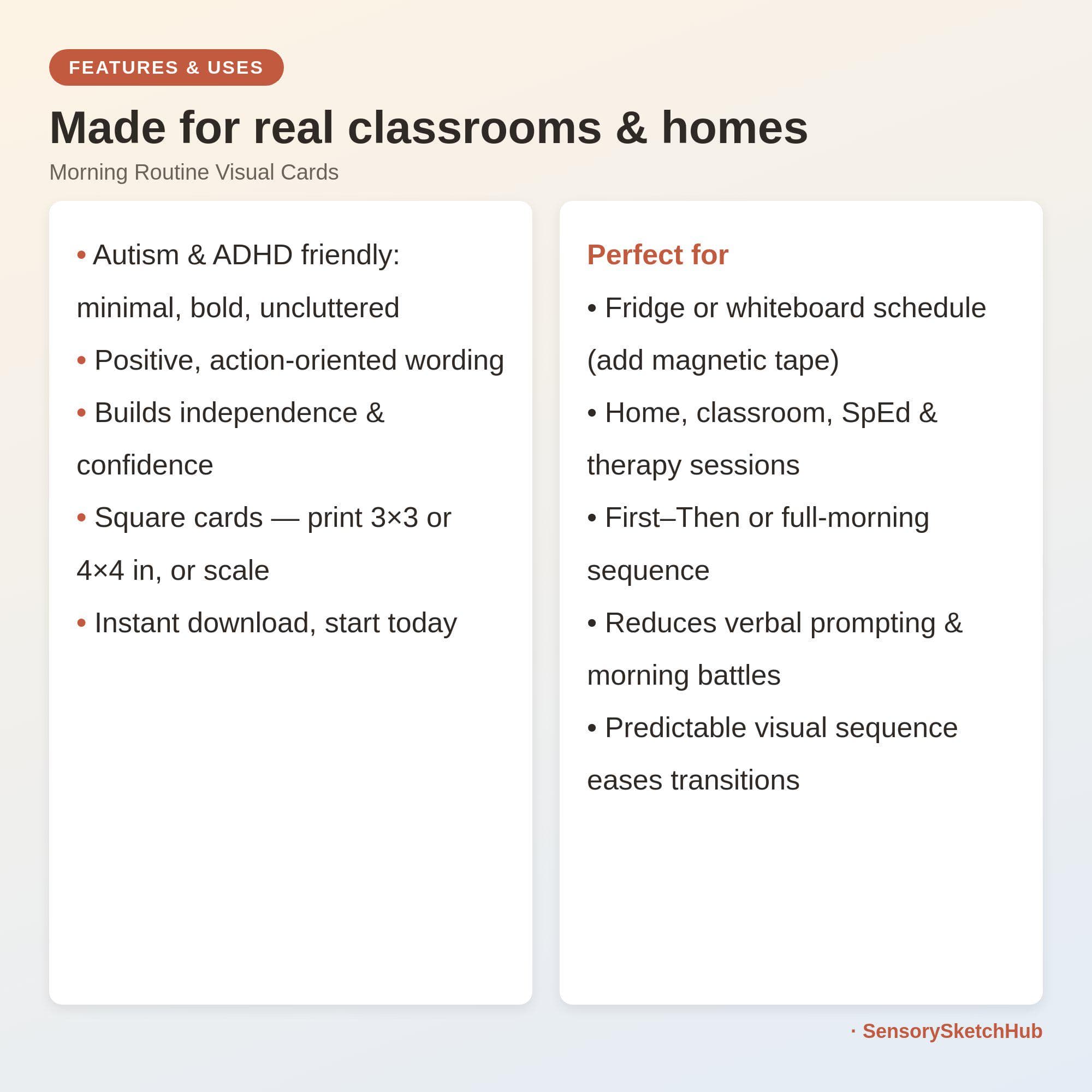 Morning Routine Chart | Visual Schedule for Autism ADHD Kids | Toddler Picture Cards, view 6